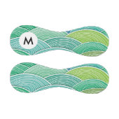 渦巻き状の抽象芸術の背景 野球ボール (パネル)