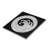 渦巻き状の波輪 タイル (側面)