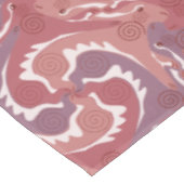 渦巻き状ヘアーズテサレーション柔らかい赤いテーブルクロス8 テーブルクロス (アングル)