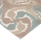 渦巻き状ヘアーズテサレーション茶色のテーブルクロス6 テーブルクロス (アングル)