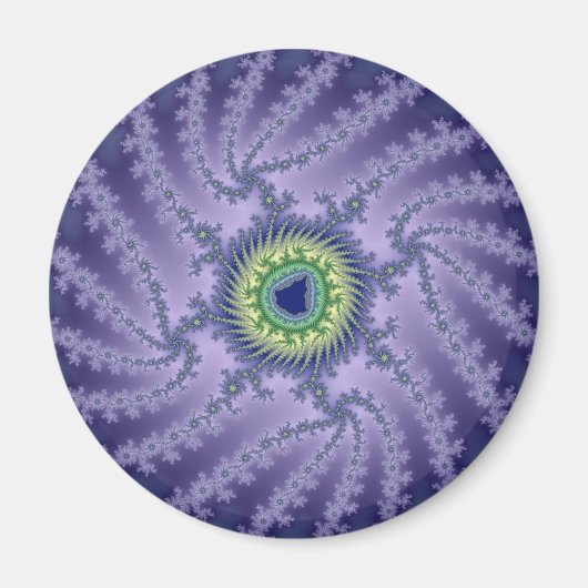 渦巻き目 – フラクタル マグネット (正面)