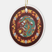 渦巻き竜 セラミックオーナメント (左)