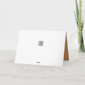 渦巻き紅葉フレームハッピーハローウィン カード (裏面)