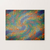 渦巻き紅葉 ジグソーパズル (横)