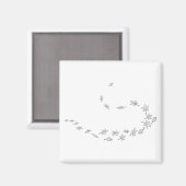 渦巻き紅葉 マグネット (正面/裏面)