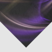 渦巻き紫のフラクタルフラワー 薄葉紙 (詳細)