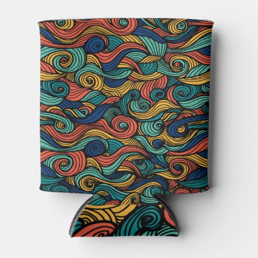 渦巻き色 – あなたの家のためのダイナミズム 缶クーラー (正面)