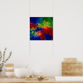 渦巻き色 ポスター (キッチン)