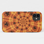 渦巻き金ゴールドクローバーパターンケースメイトiPhoneケース Case-Mate iPhoneケース (裏面(横))