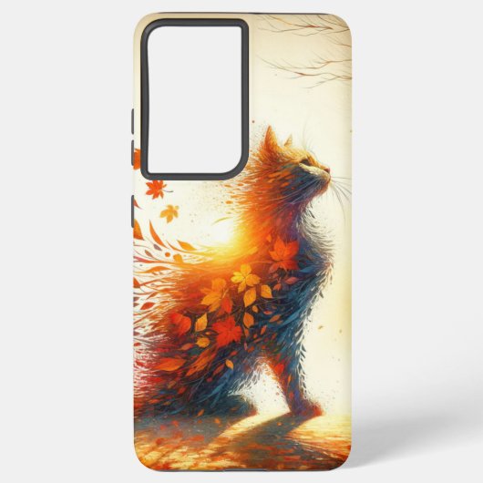 渦巻き離れ型デザイン電話ケース SAMSUNG GALAXYケース (裏面)