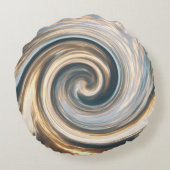 渦巻き雲…... ラウンドクッション (裏面)