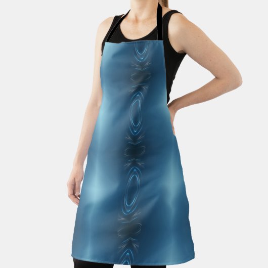 渦巻き青 エプロン (インサイチュ)
