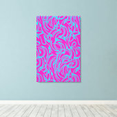 渦巻き キャンバスプリント (インサイチュ (ウッドフロア))