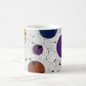 渦巻き コーヒーマグカップ (中央)