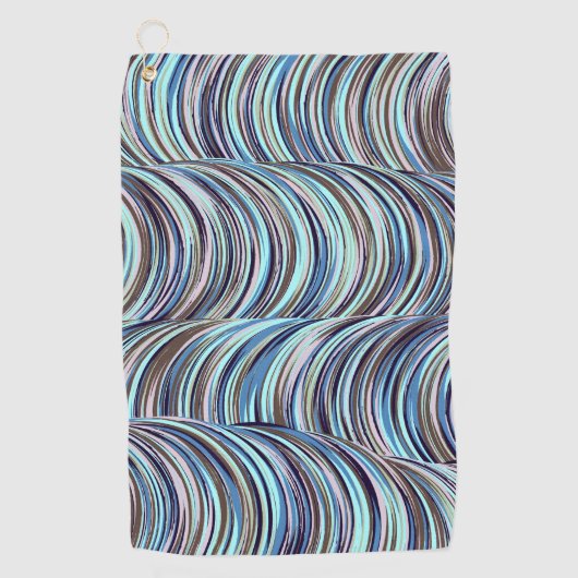 渦巻き ゴルフタオル (正面)