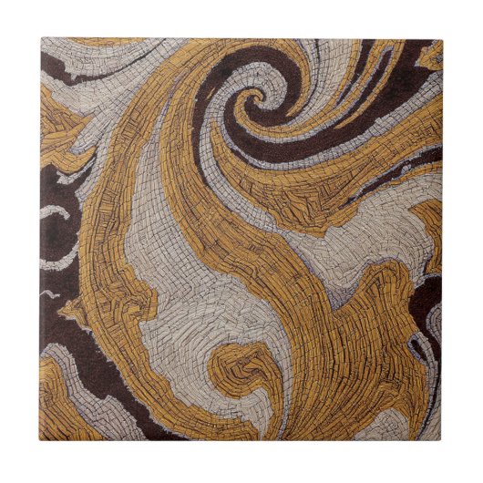 渦巻き タイル (正面)