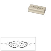 渦巻き ラバースタンプ (押印)