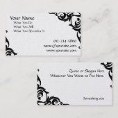 渦巻き 名刺 (正面/裏面)