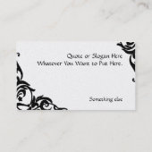 渦巻き 名刺 (裏面)