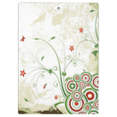 渦巻き、球体、蝶 クリップボード (裏面)