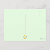 渦巻くひまわり ポストカード (裏面)