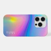 渦巻くスペクトル iPhoneケース (裏面横)
