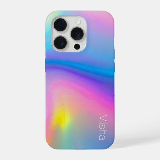 渦巻くスペクトル iPhoneケース (裏面)
