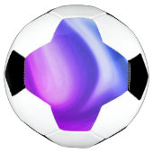 渦巻くパープル サッカーボール (回転)