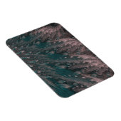 渦巻くピンクと青の羽 マグネット (右側)