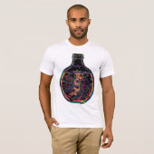 渦巻くボトルTシャツ Tシャツ (正面フル)