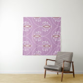 渦巻く優雅さ: ヴィンテージ幾何学模様 タペストリー (インサイチュ(横))