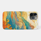 渦巻く木々、雲と川 Case-Mate iPhoneケース (裏面(横))