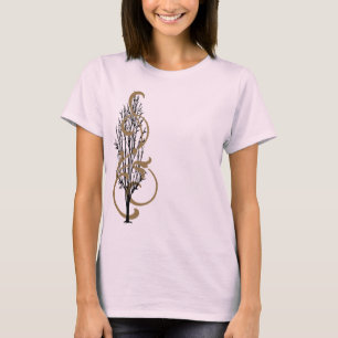 渦巻く木 Tシャツ