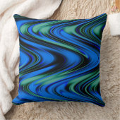 渦巻く波….. クッション (ブランケット)