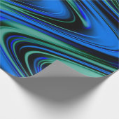 渦巻く波….. ラッピングペーパー (角)