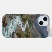 渦巻く流れ: 氷河の曲がりくねった川 Case-Mate iPhoneケース (裏面 (横))