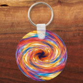 渦巻く炎 キーホルダー (正面)