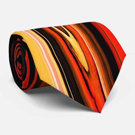 渦巻く炎 ネクタイ (ロール)