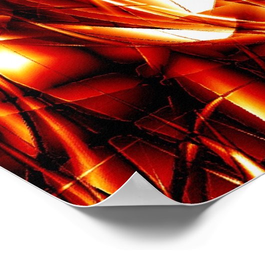 渦巻く炎 ポスター (角)