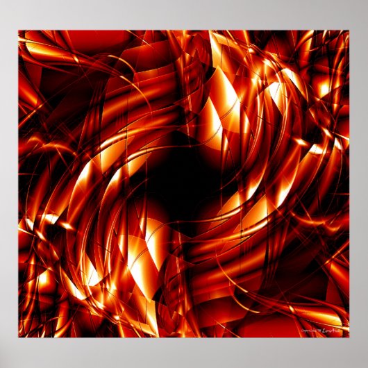 渦巻く炎 ポスター (正面)