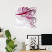 渦巻く煙 ポスター (ホームオフィス)