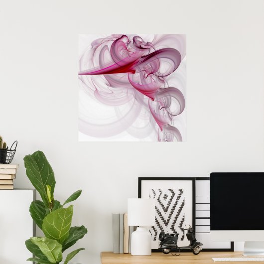 渦巻く煙 ポスター (ホームオフィス)