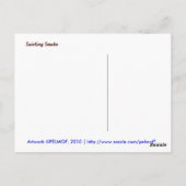 渦巻く煙 ポストカード (裏面)