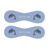 渦巻く目でダークブルーの白いイルカを飛び跳ねる 野球ボール (パネル)