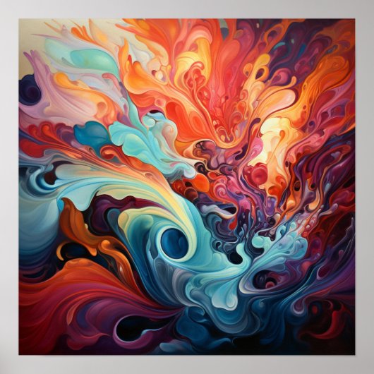 渦巻く真皮 ポスター (正面)