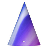 渦巻く紫 パーティーハット (左)