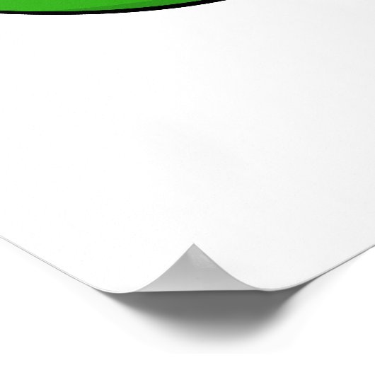 渦巻く緑の喜コ ポスター (角)