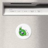 渦巻く緑の喜コ マグネット (インサイチュ (食洗機))