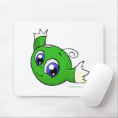 渦巻く緑のkiko マウスパッド (マウス)