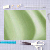 渦巻く緑 薄葉紙 (クラフト)